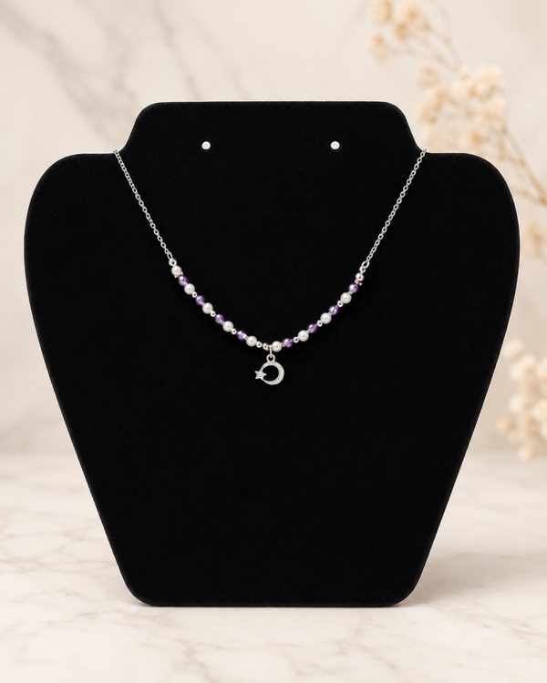 Evening collectie Amethyst Glow - Ketting