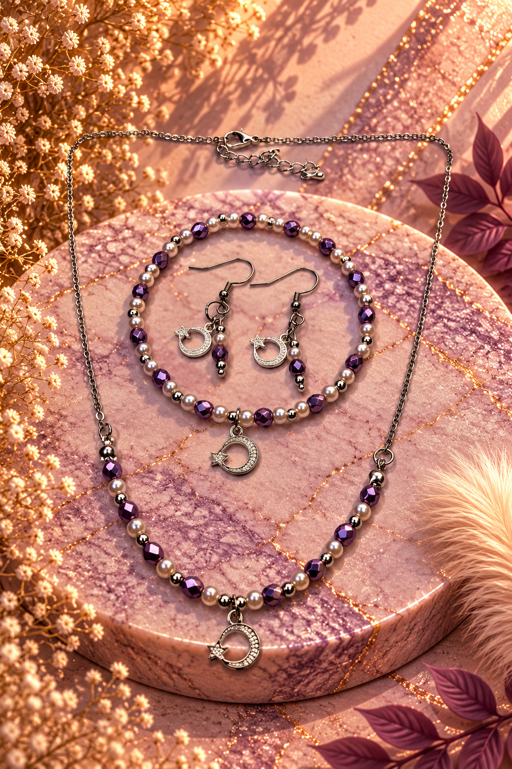 Evening collectie Amethyst Glow - Complete set