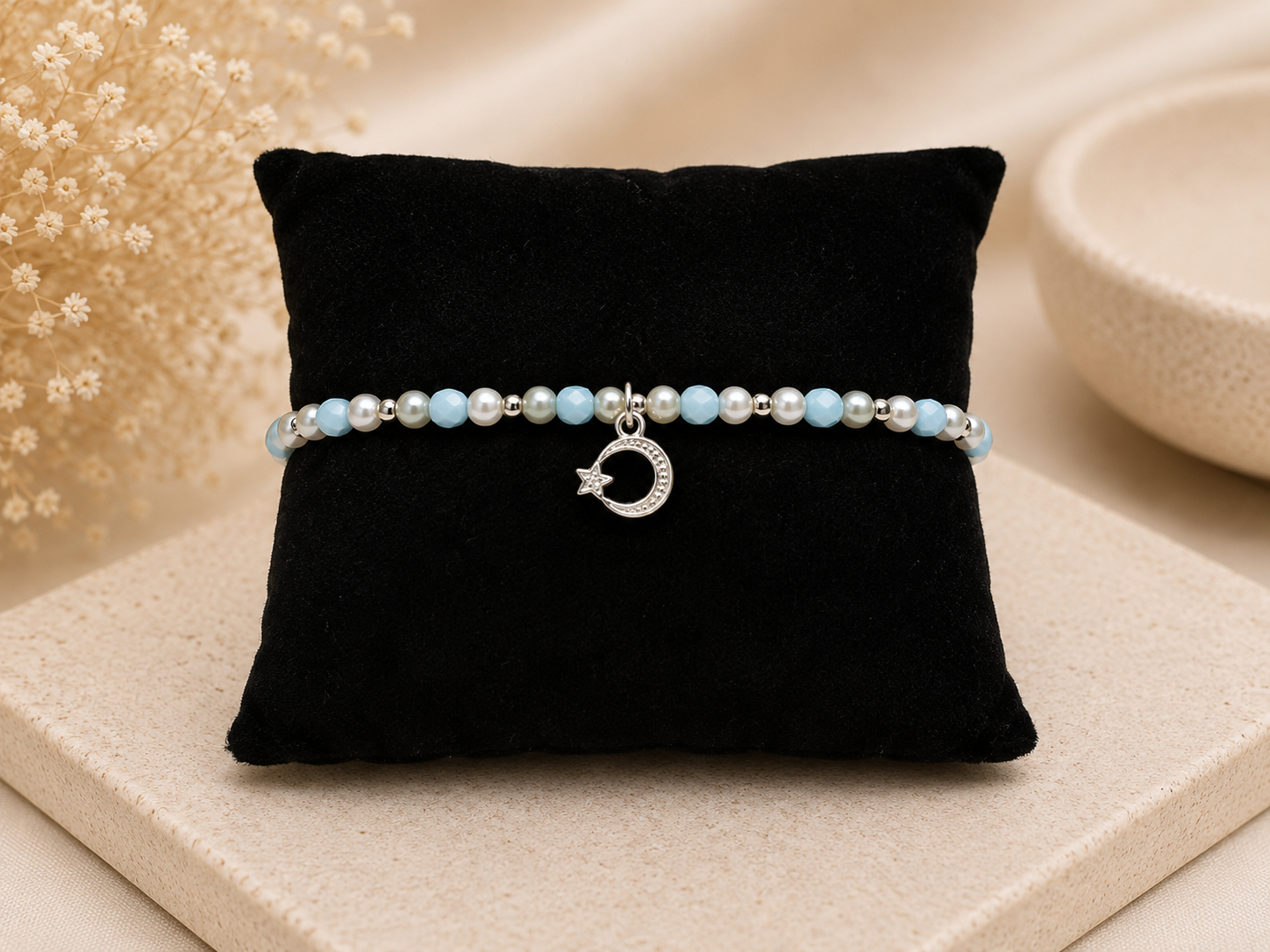 Ocean collectie Azure Pearl - Armband