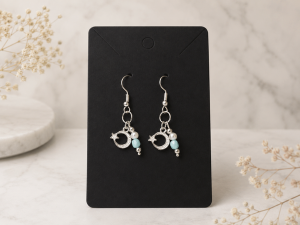 Ocean collectie Azure Pearl - Oorbellen