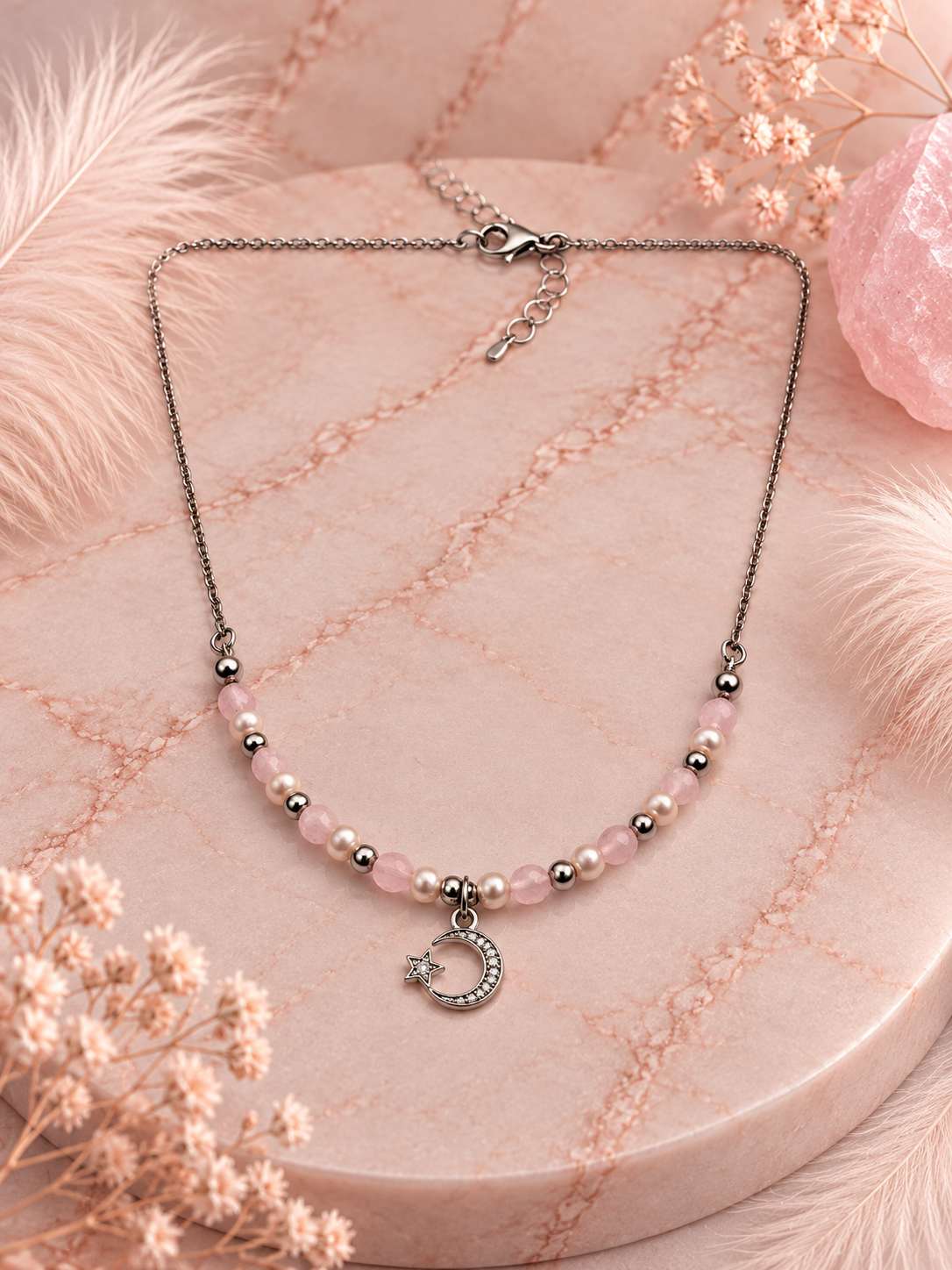 Soft collectie - Blush Pearl - Ketting