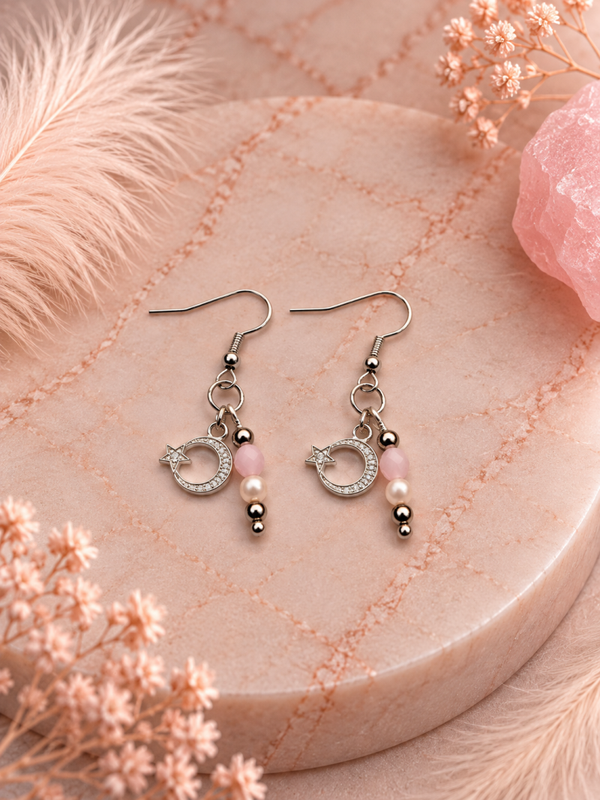 soft collectie Blush Pearl - Oorbellen