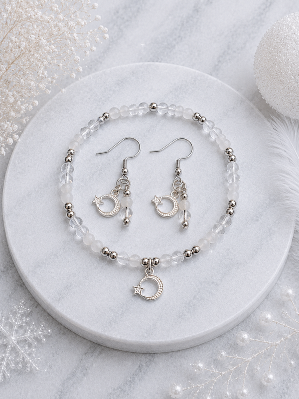 Wintermoon Frost - Armband+Oorbellen