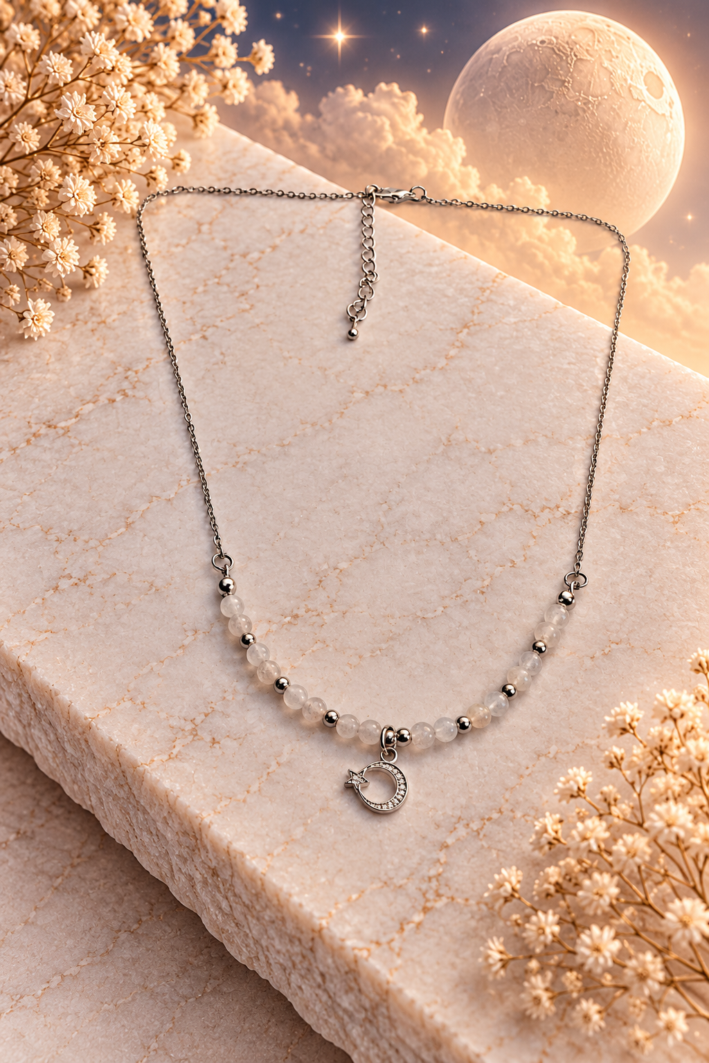 Full Moon Golden Glow - Ketting