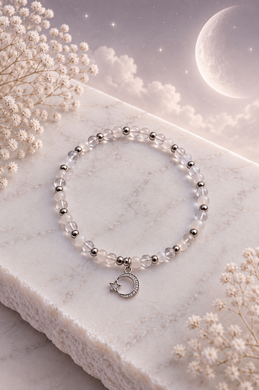 Moonlight Ivory Sky - Armband