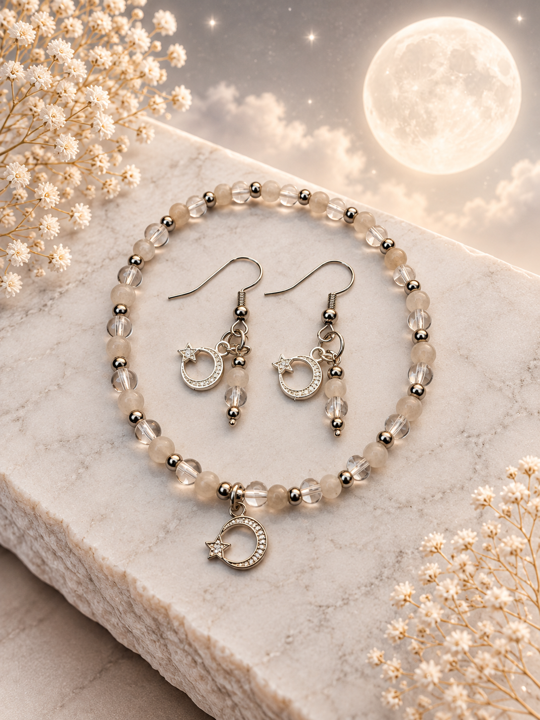 Full Moon Lunar Light - Armand+Oorbellen