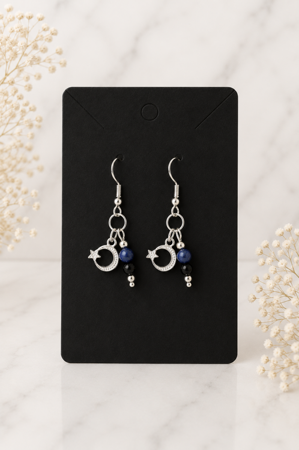 New Moon Midnight - oorbellen