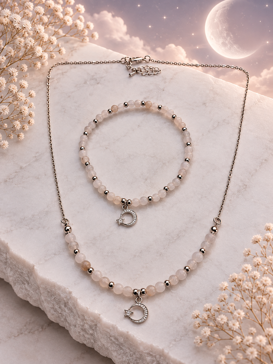 Moonlight Moon Mist - Armband+Ketting
