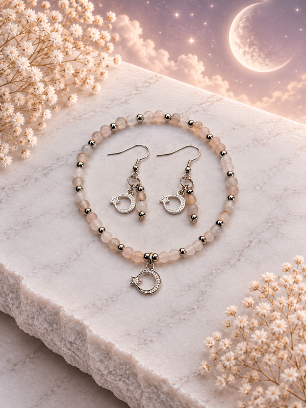 Moonlight Moon Mist - Armband+Oorbellen