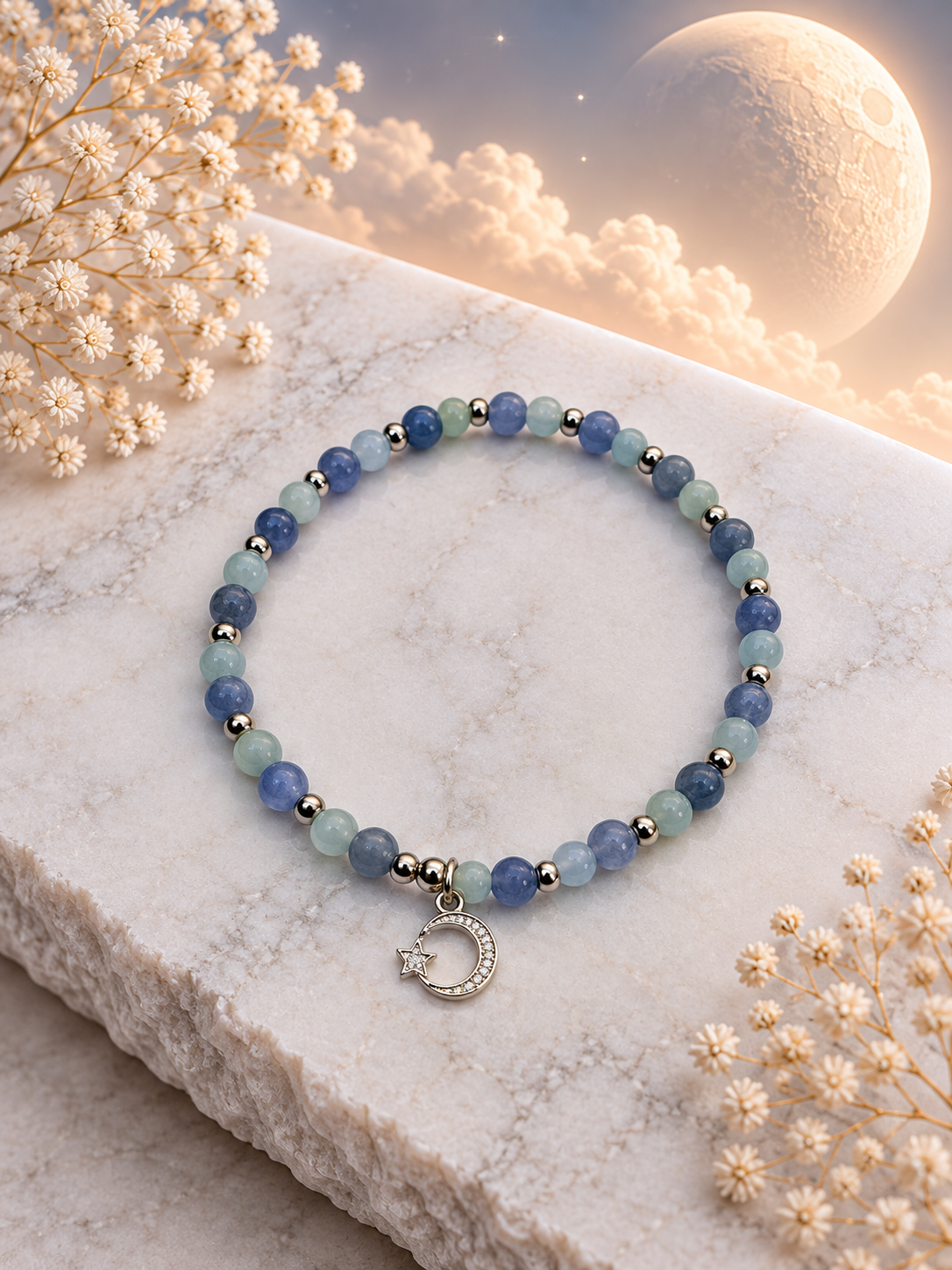 Rising Moon Ocean Breeze - Armband