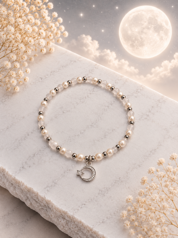 Full Moon Pearl Moon - Armband