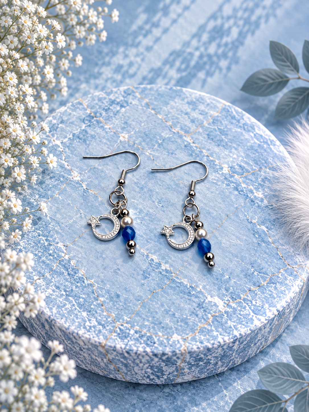 Ocean collectie Sapphire sky - Oorbellen