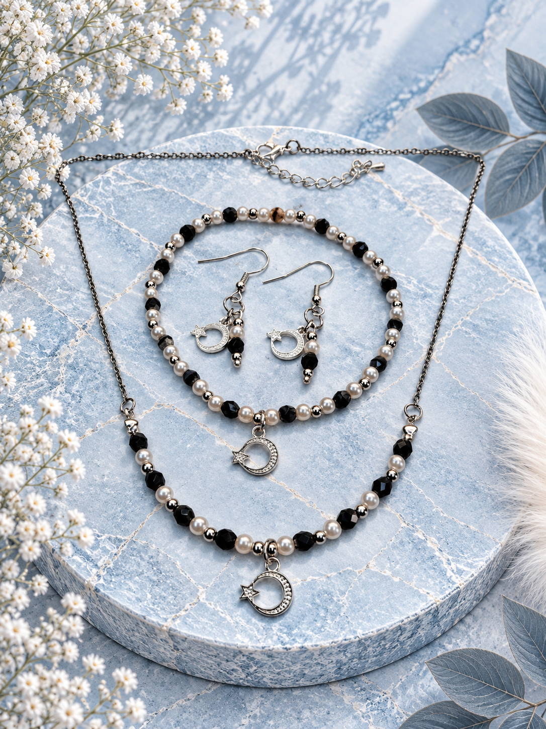 Ocean collectie Silver Mist - Complete set