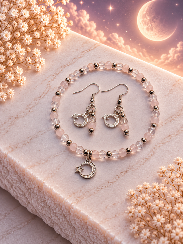 Moonlight Soft Glow - Armband+oorbellen