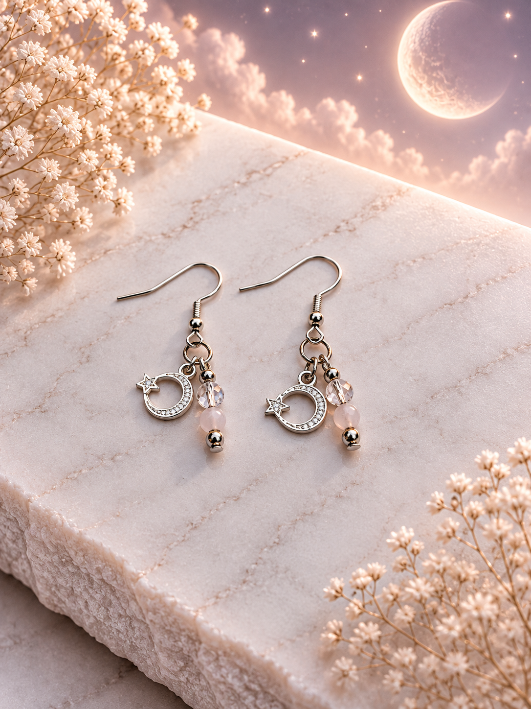 Moonlight Soft Glow - Oorbellen