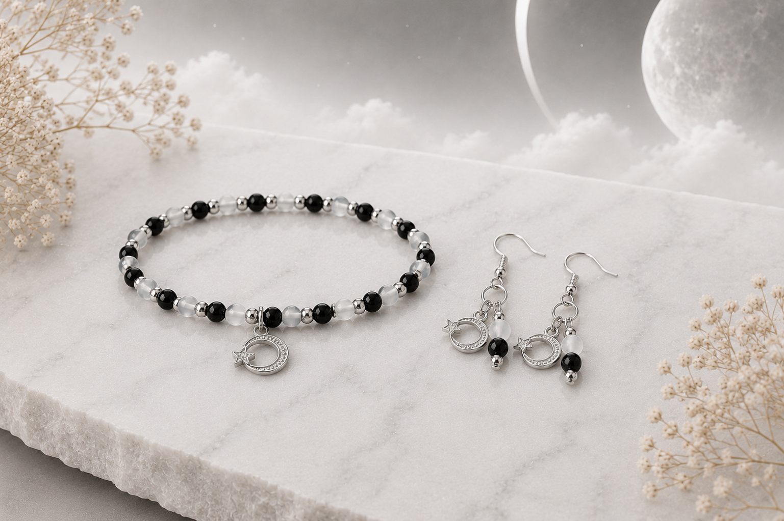 New Moon Twilight - Armband+Oorbellen