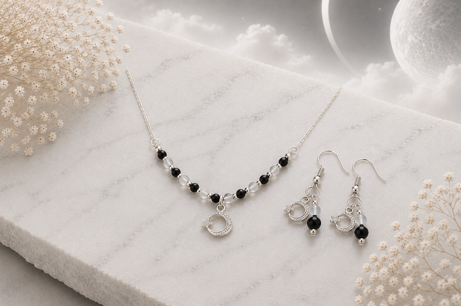 New Moon Twilight - Ketting+Oorbellen