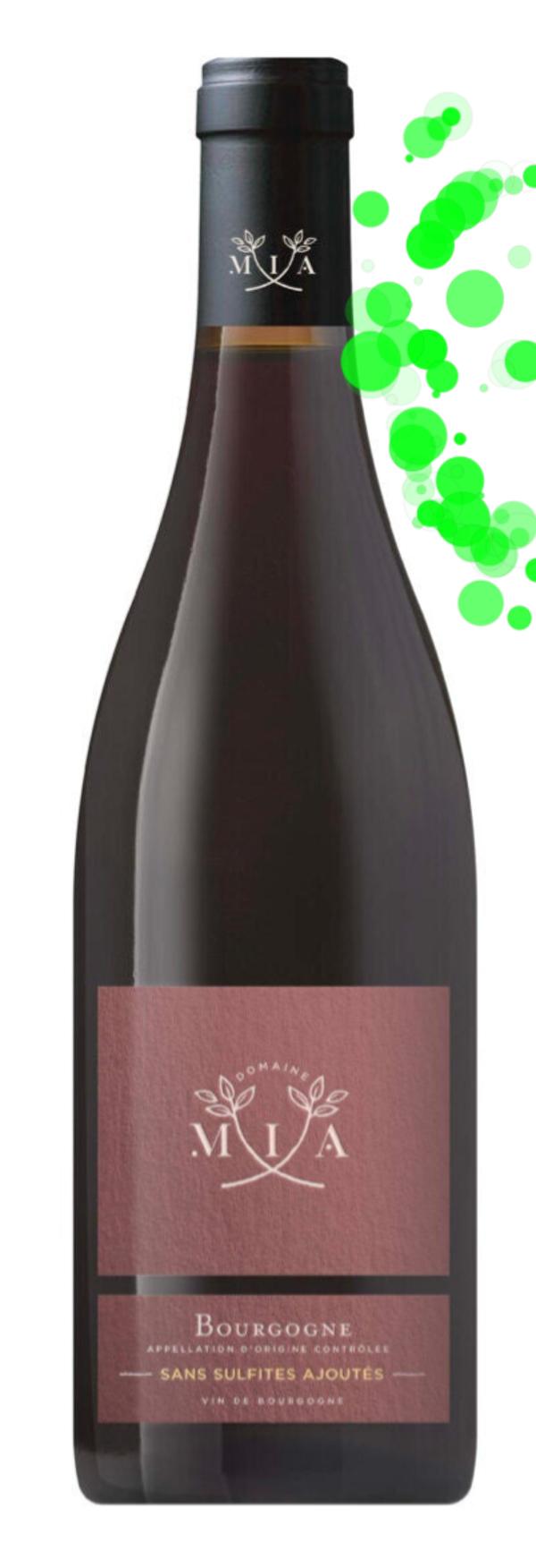 DOMAINE MIA BOURGOGNE PINOT NOIR SANS SOLF.