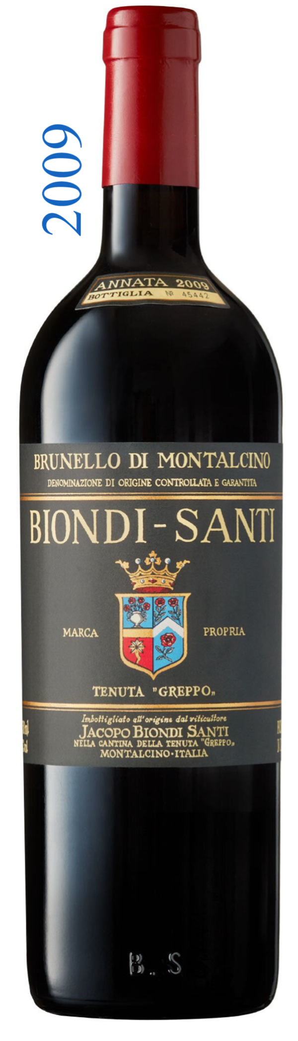 BIONDI SANTI BRUNELLO DI MONTALCINO TEN. GREPPO 2009