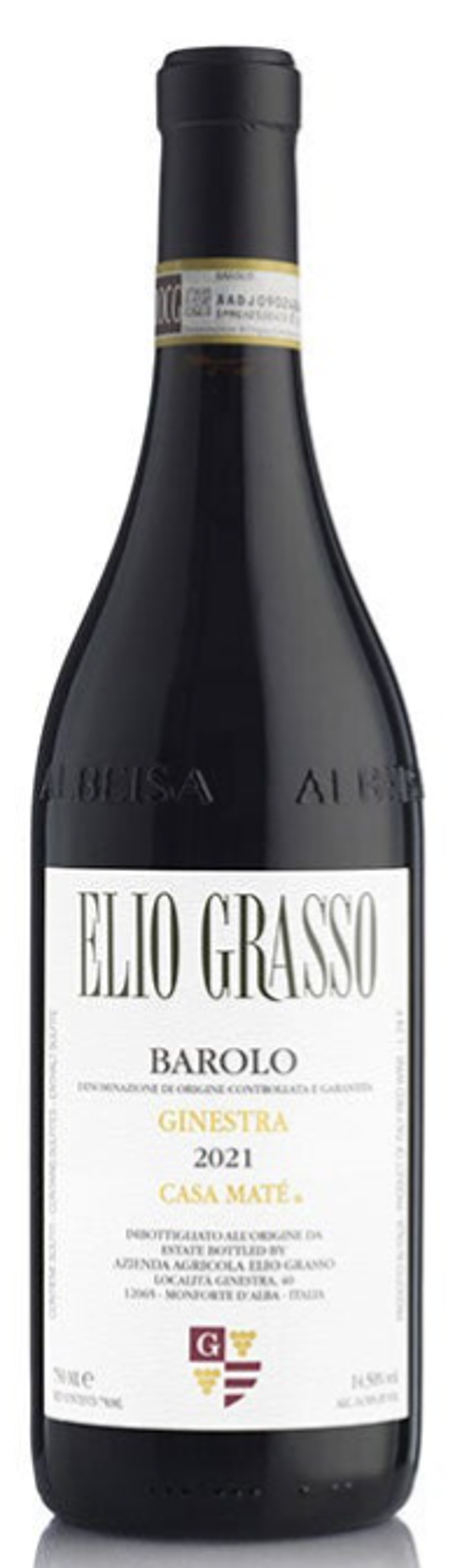 ELIO GRASSO BAROLO DOCG GINESTRA CASE MATE'