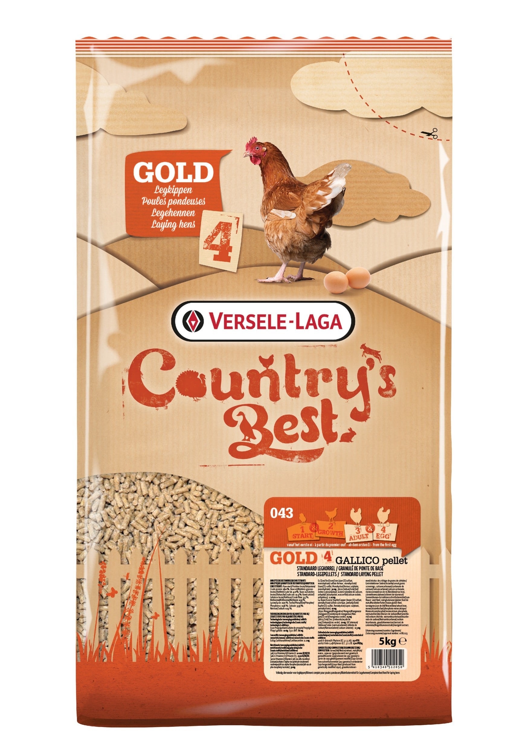 Country's Best Gold 4 Gallico Pellet