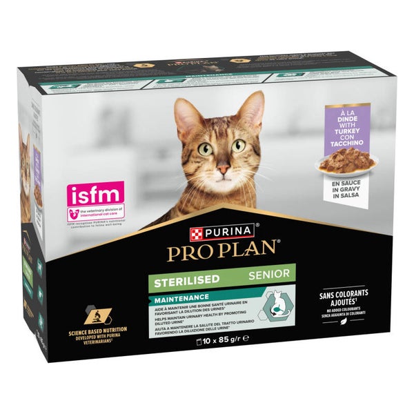 Pro Plan Chat 7+ Stérilisé en Sauce à la Dinde
