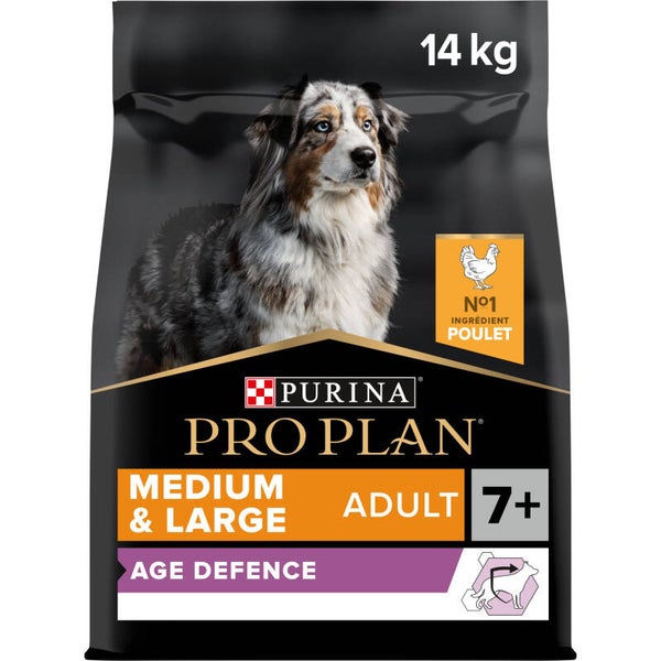 Pro Plan Adult 7+ Medium et Large Age Défense