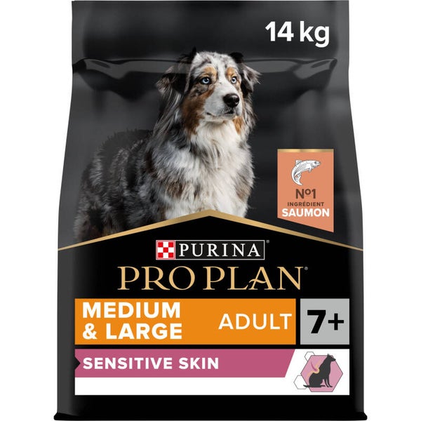 Pro Plan Adult 7+ Medium et Large Peau Sensible