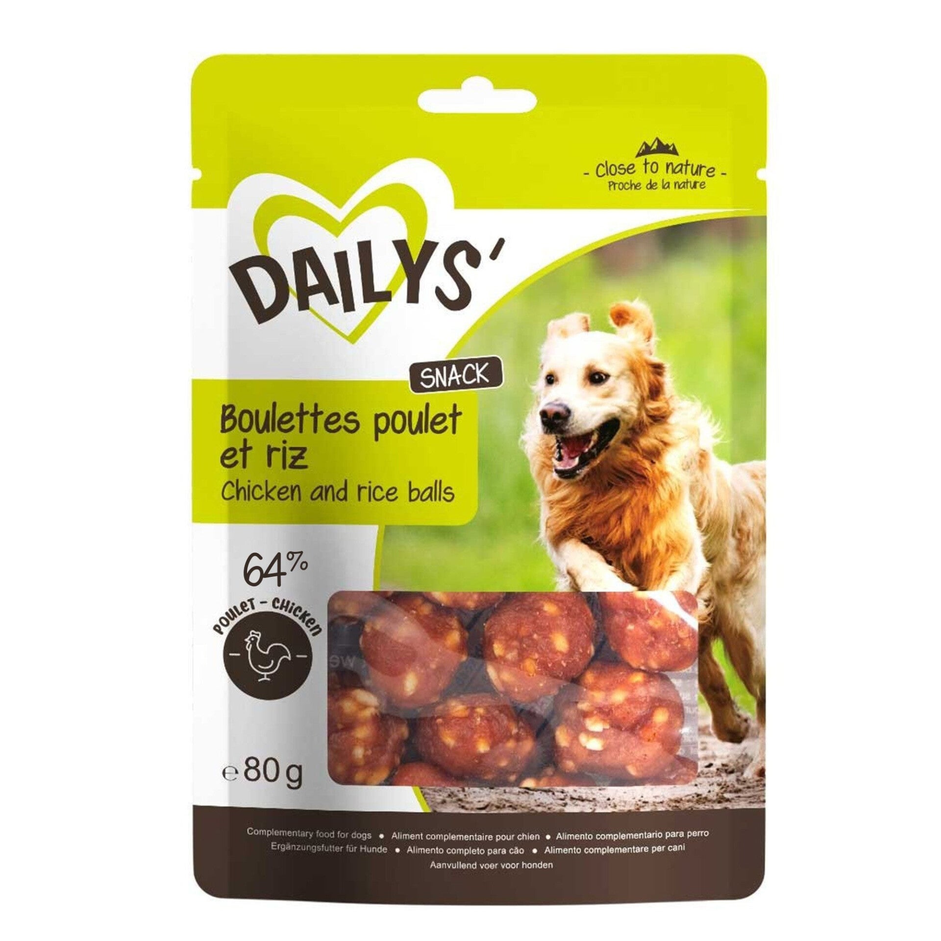 Dailys Boulette Poulet et Riz