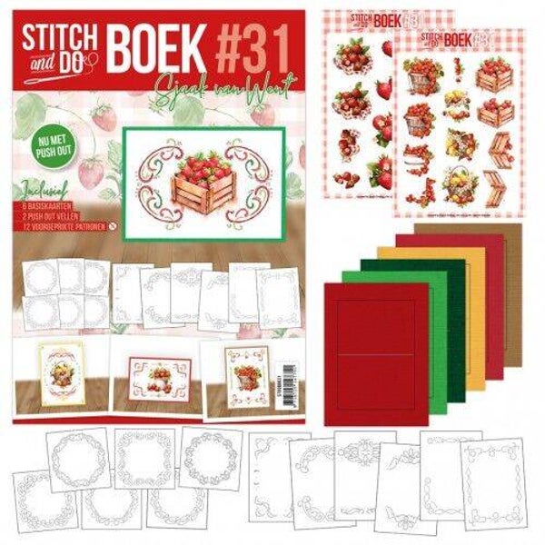 Stitch and Do boek A6 31 - Sweet Strawberries