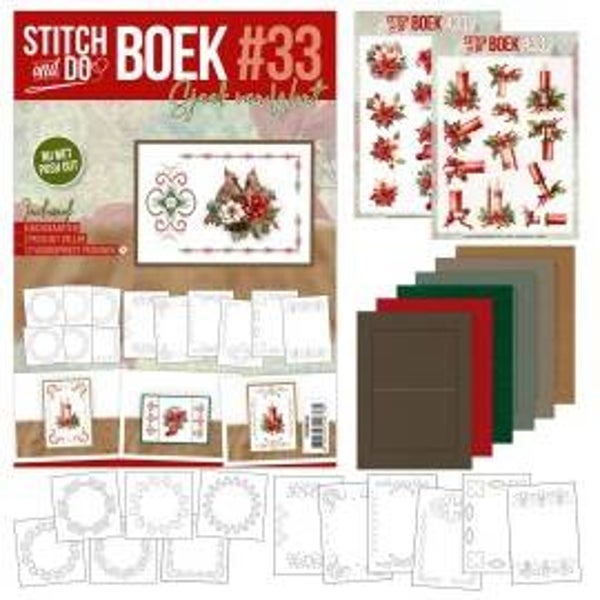 Stitch and Do boek A6 - 33 Red Christmas