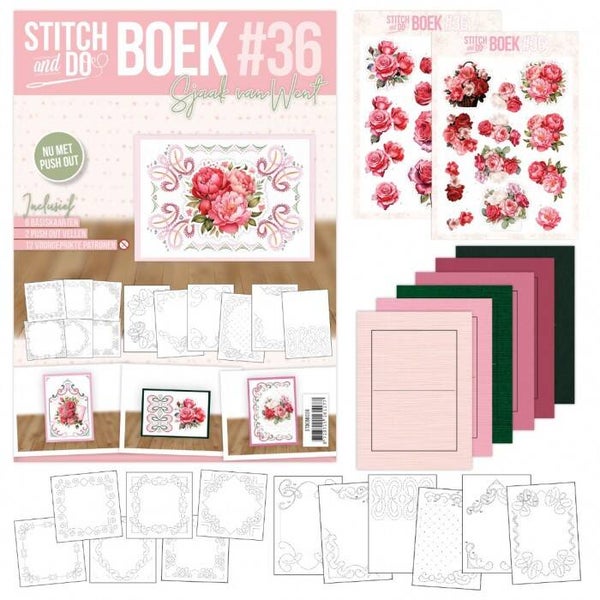 Stitch & Do boek A6 - Roses