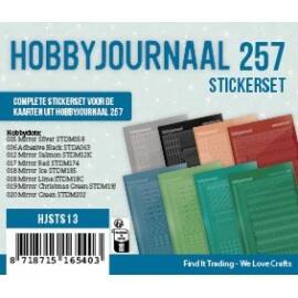 Stickerset Hobbyjournaal 257