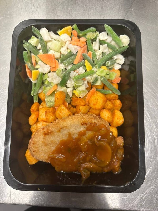 Schnitzel groentemix