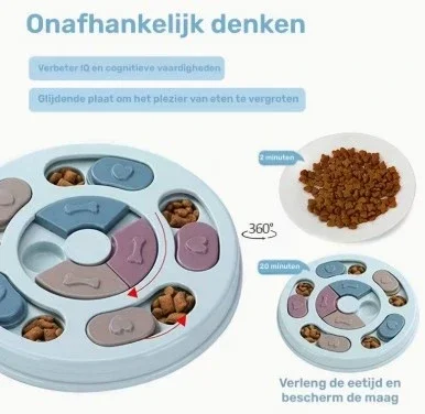 Honden denkspel / Hondenpuzzel rond