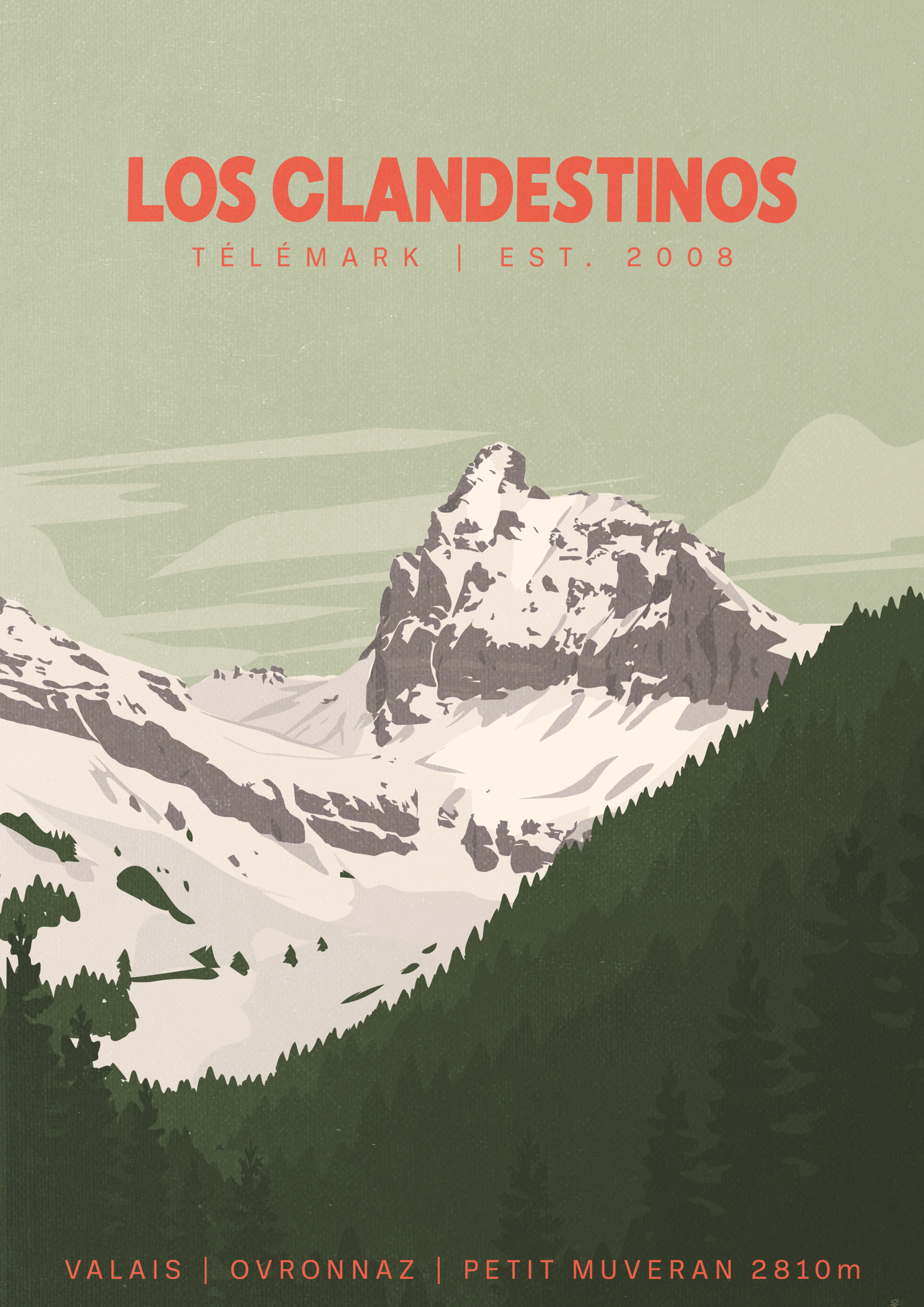 Affiche ''Los Clandestinos'' Vert