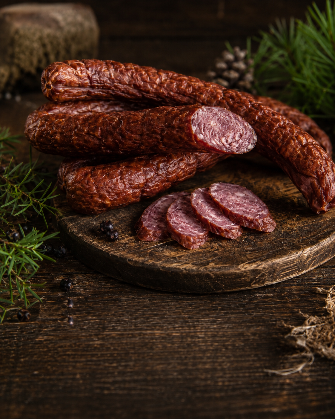 kiełbasa z jelenia