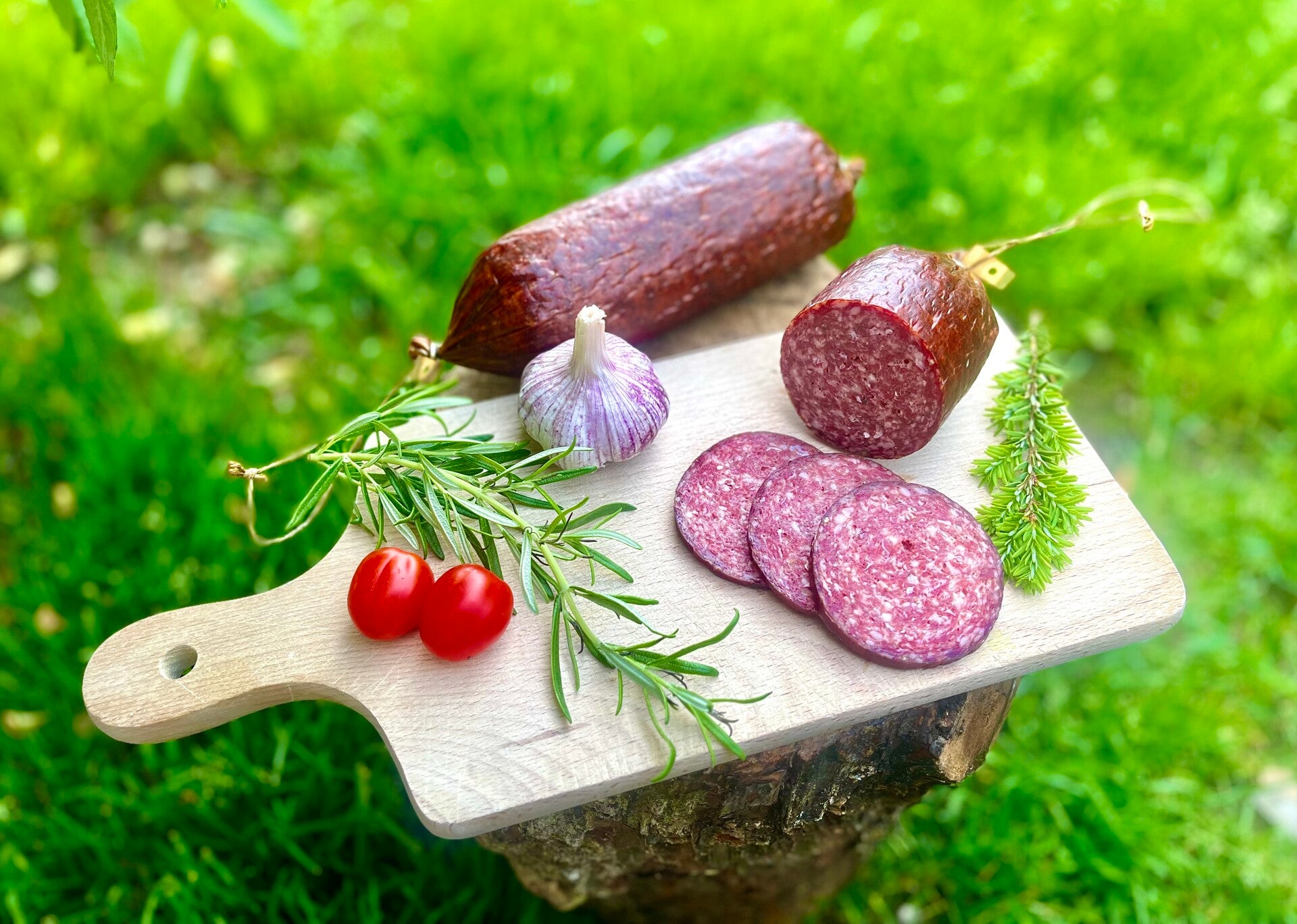 Salami dojrzewające z jelenia