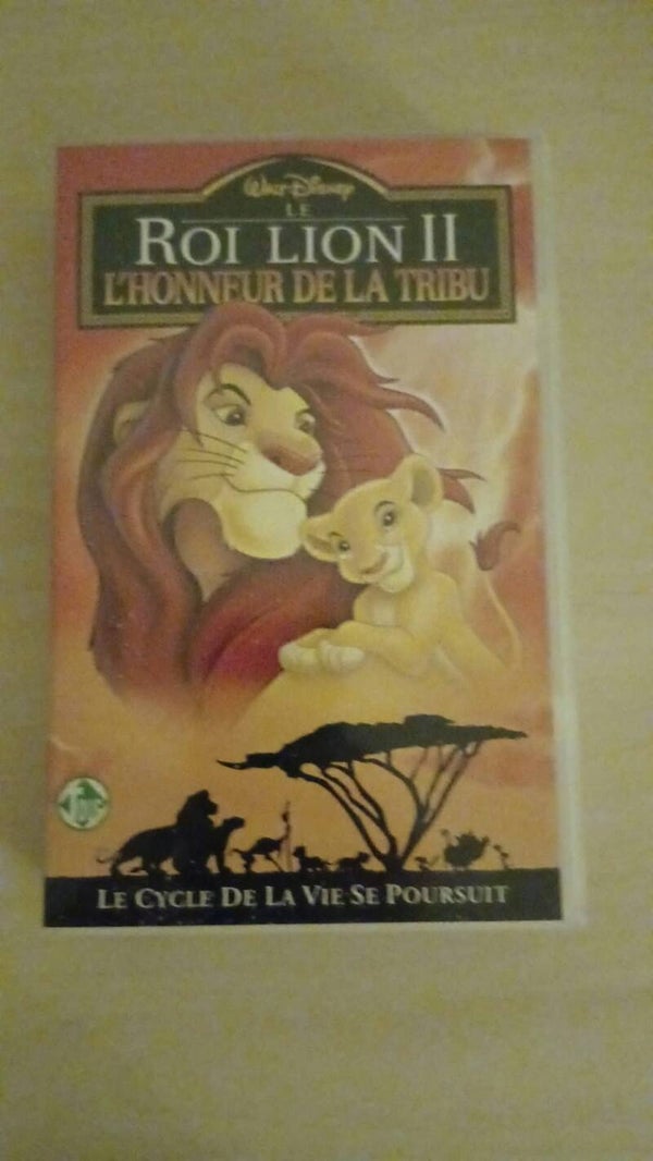 Cassette VHS Disney - Le Roi Lion 2 : L'honneur de la tribu (Originale)