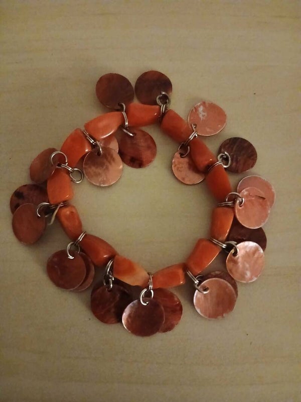 Bracelet - Nacre orange