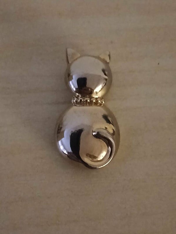 Broche -chat boule