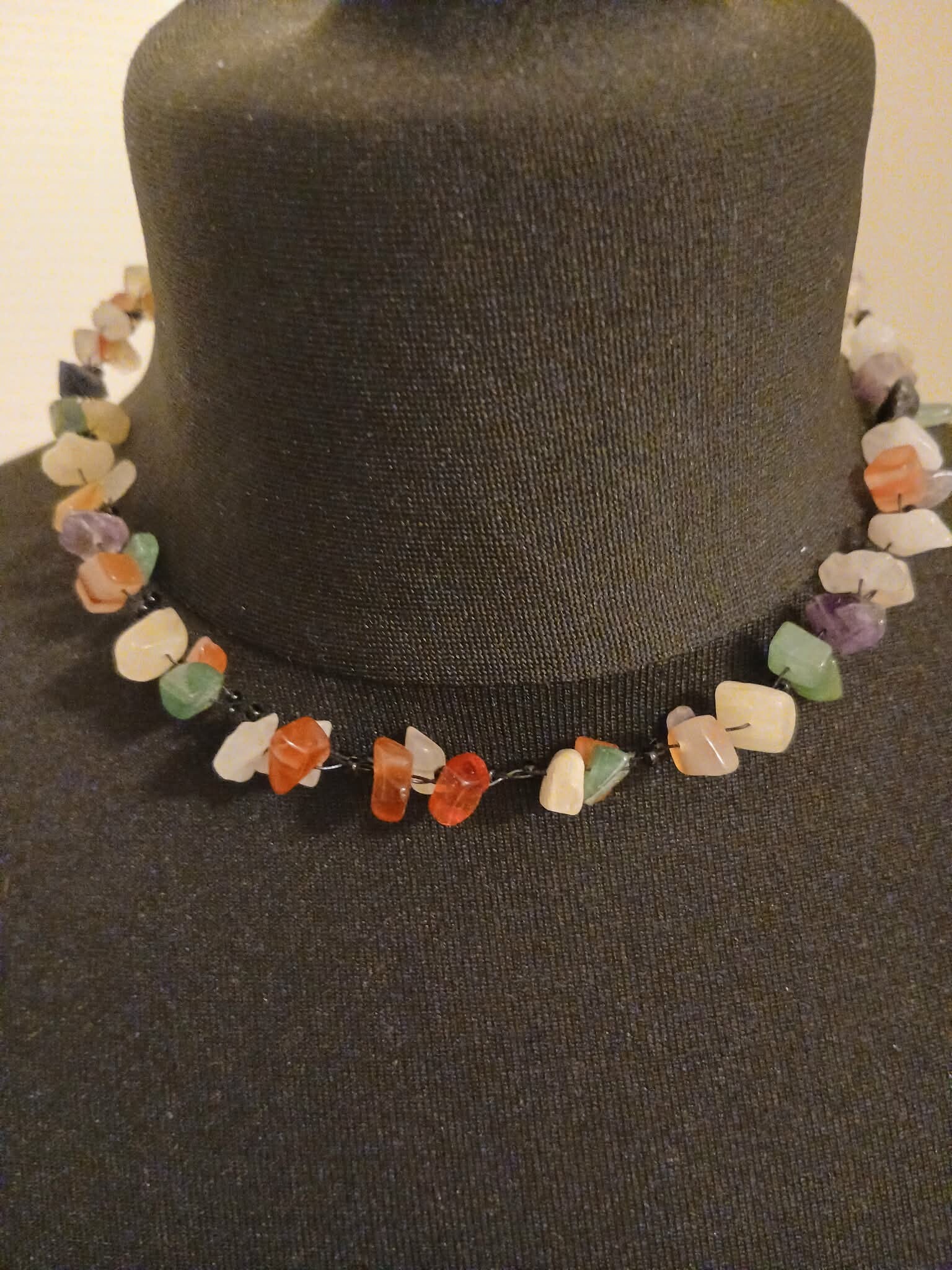 Collier - Pierres naturelles "7 chakras"