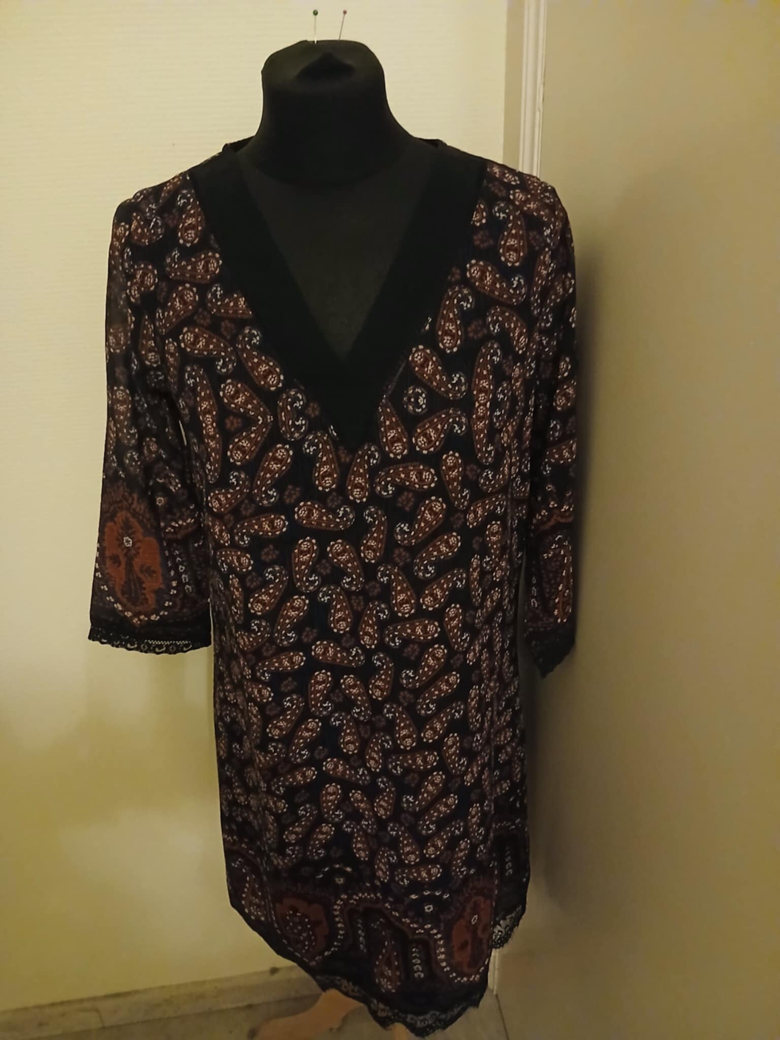 DDP - Robe noire bohème