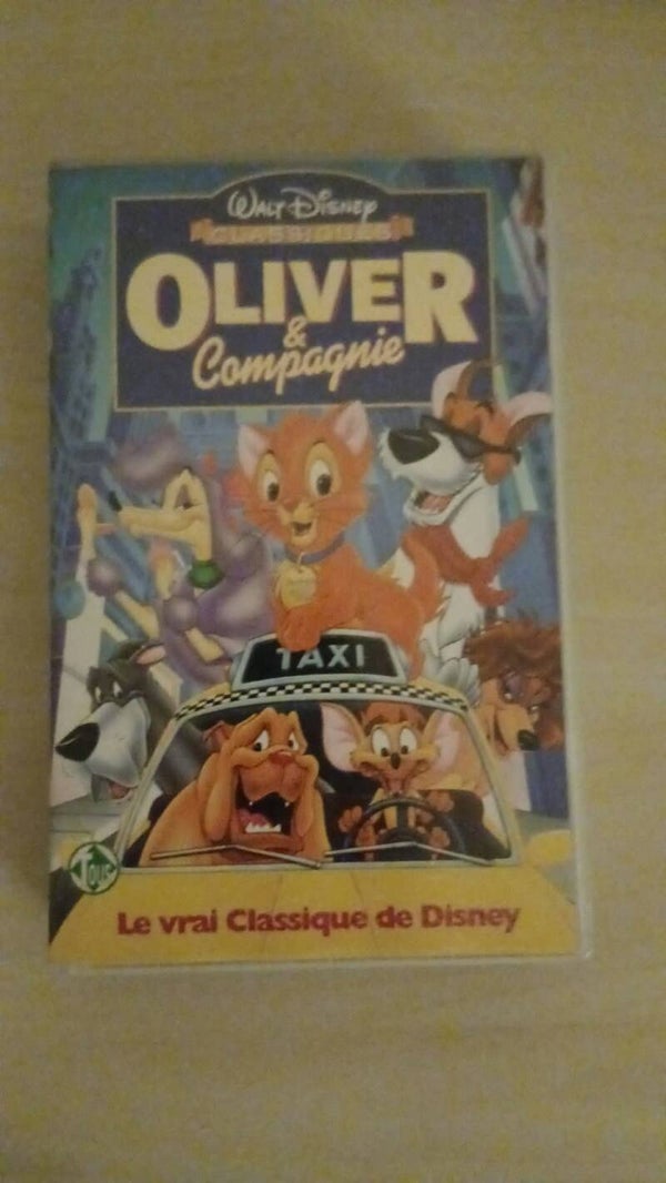 Cassette VHS Disney - Oliver et Compagnie - Édition Originale Française