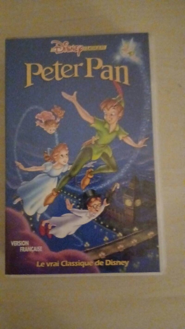 Cassette VHS Disney - Peter Pan (Édition Originale Époque 1993) - Très Bon État