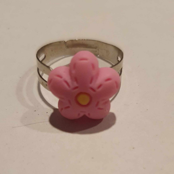 Les Fleurs - Bague petite fleur en pointillés