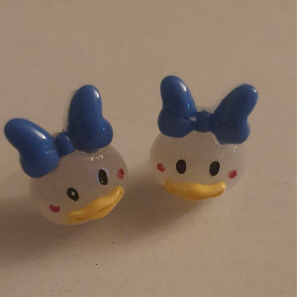 Les Z'animos - Boucles d'oreilles Miss Duck