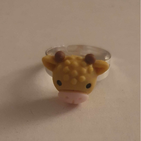 Les Z'animos - Bague Mrs. Cowy