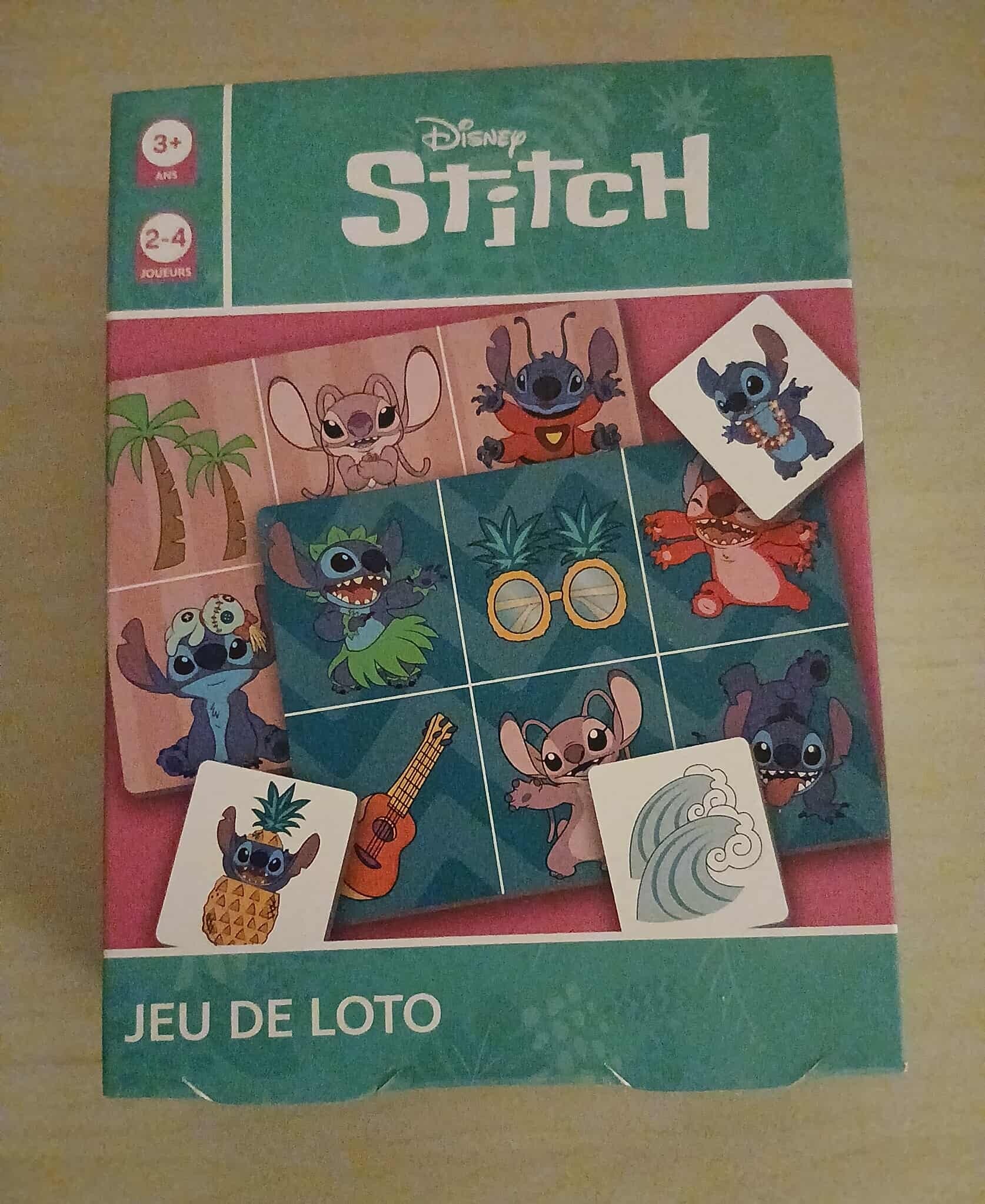 Jeu de Loto Stitch