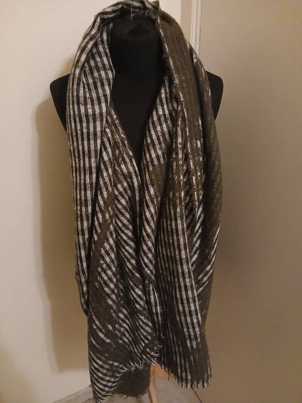 Sans Marque - Echarpe Kaki